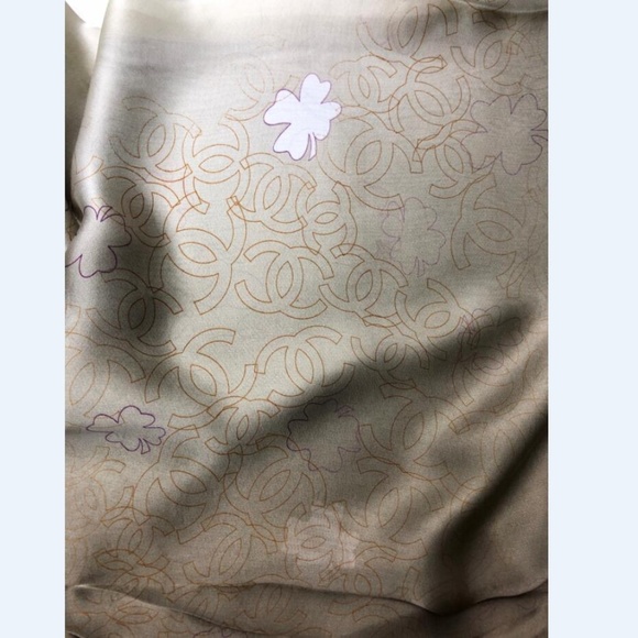 Chanel Silk CC Scarf - Picture 3 of 4